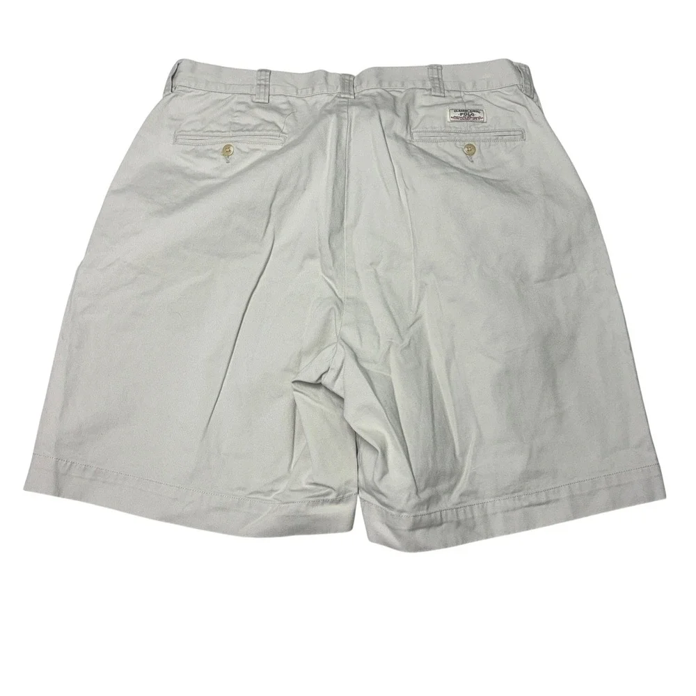 Polo Ralph Lauren Philip Short Mens 36X8 Khaki Tan Classic Chino‎ Cotton Shorts
